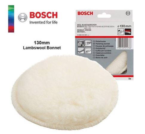 BOSCH LAMBSWOOL BONNET POLISHING DISC 2 608 610 001