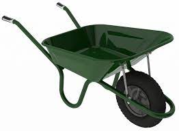 WHEEL BARROW WITH EXTRA WELDED SUPPORT