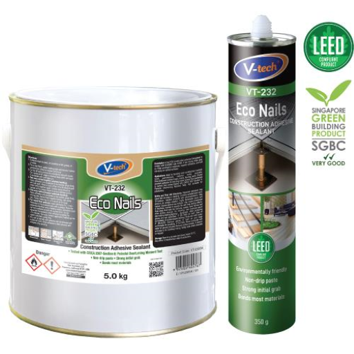 VT-232 ECO NAILS – CONSTRUCTION ADHESIVE SEALANT